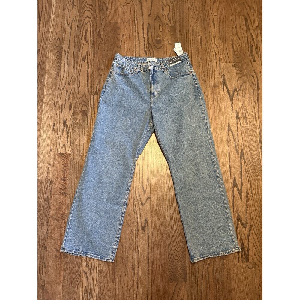 Abercrombie & Fitch High Rise Curve Love Relaxed Fit Washed size 32 Reg